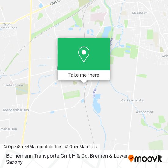 Bornemann Transporte GmbH & Co map