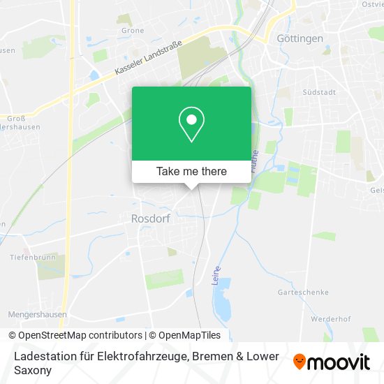 Ladestation für Elektrofahrzeuge map