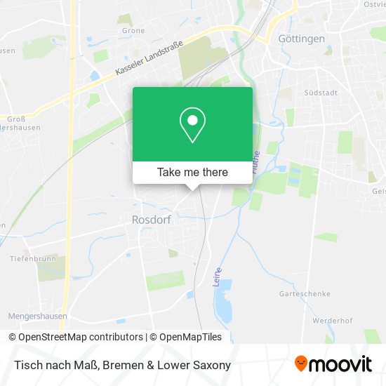 Tisch nach Maß map