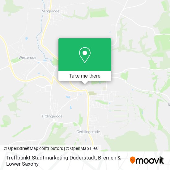 Treffpunkt Stadtmarketing Duderstadt map