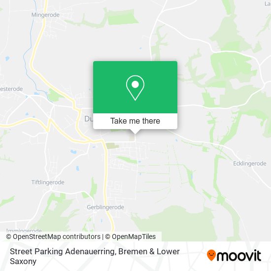 Street Parking Adenauerring map