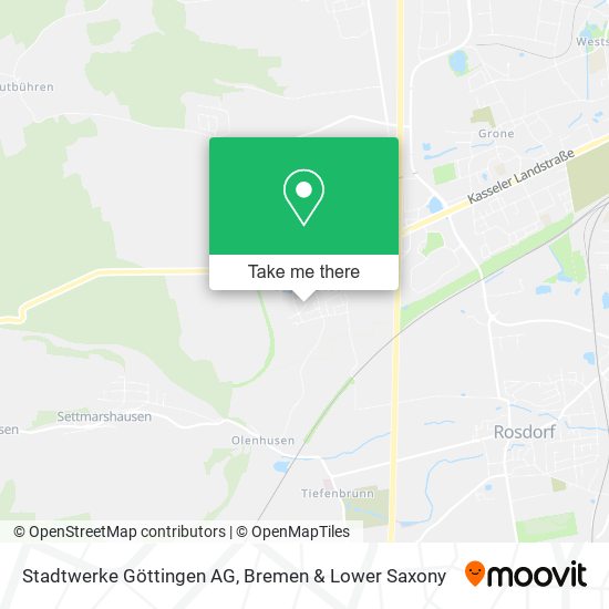 Stadtwerke Göttingen AG map