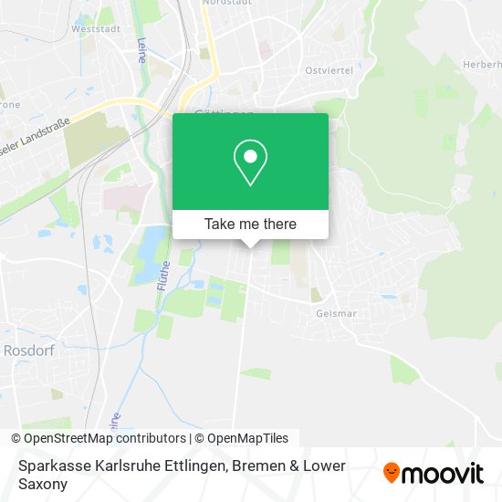 Sparkasse Karlsruhe Ettlingen map