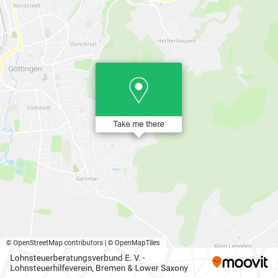 Lohnsteuerberatungsverbund E. V. -Lohnsteuerhilfeverein map