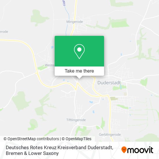 Deutsches Rotes Kreuz Kreisverband Duderstadt map