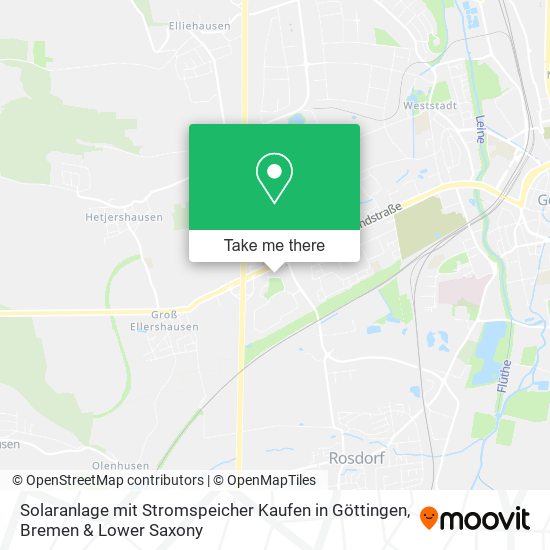 Solaranlage mit Stromspeicher Kaufen in Göttingen map