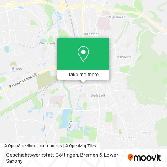 Geschichtswerkstatt Göttingen map
