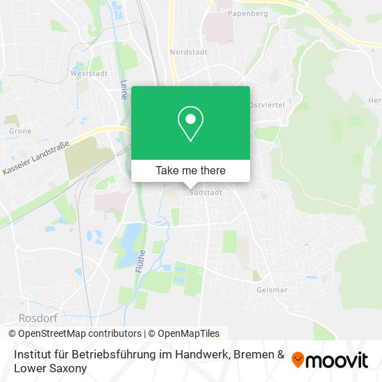 Institut für Betriebsführung im Handwerk map