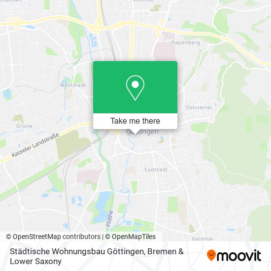Städtische Wohnungsbau Göttingen map