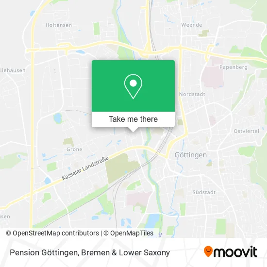Карта Pension Göttingen