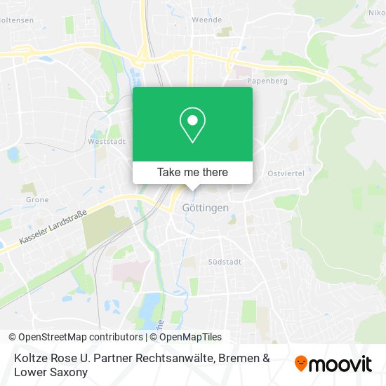 Koltze Rose U. Partner Rechtsanwälte map