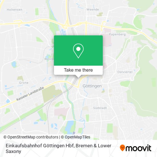 Einkaufsbahnhof Göttingen Hbf map