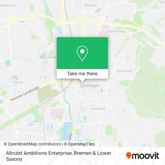 Altruist Ambitions Enterprise map
