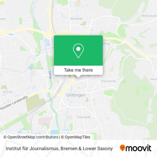 Institut für Journalismus map
