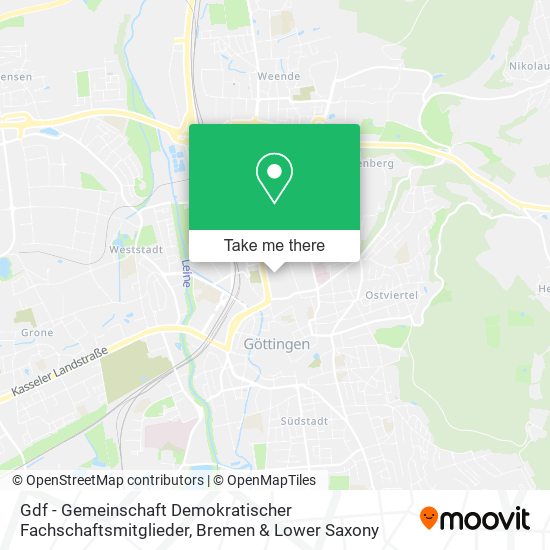Gdf - Gemeinschaft Demokratischer Fachschaftsmitglieder map