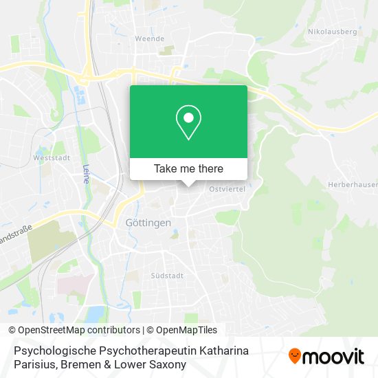 Psychologische Psychotherapeutin Katharina Parisius map