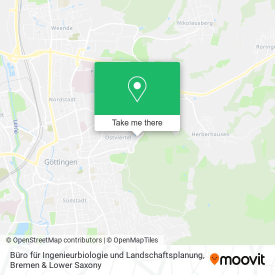 Büro für Ingenieurbiologie und Landschaftsplanung map