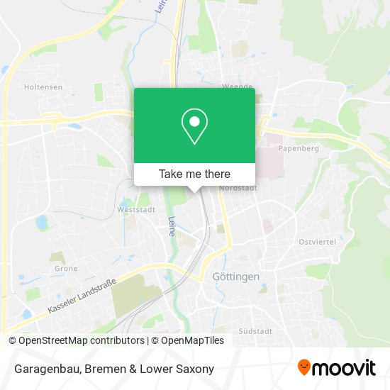 Garagenbau map