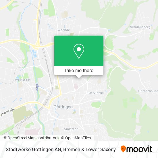 Stadtwerke Göttingen AG map