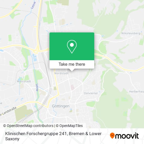 Klinischen Forschergruppe 241 map
