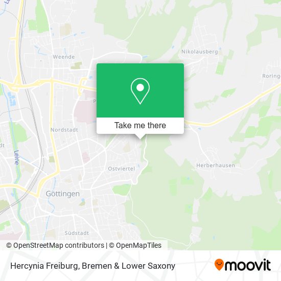 Hercynia Freiburg map