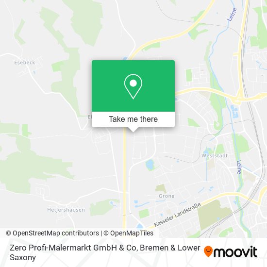 Zero Profi-Malermarkt GmbH & Co map