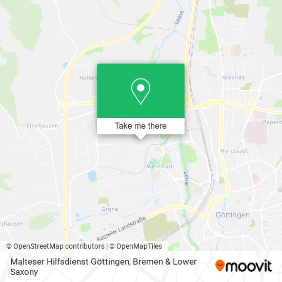 Malteser Hilfsdienst Göttingen map