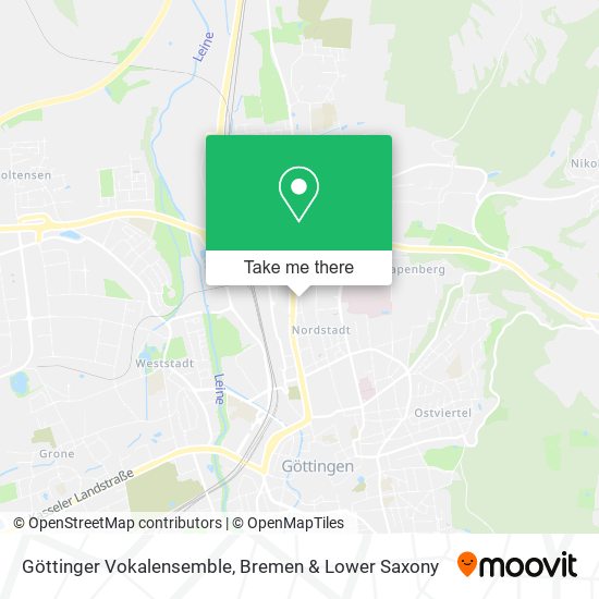 Göttinger Vokalensemble map