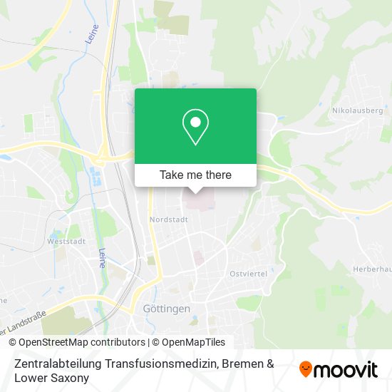 Zentralabteilung Transfusionsmedizin map