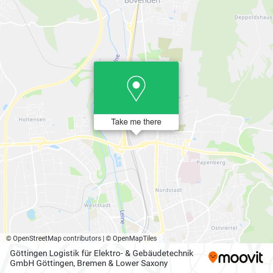 Göttingen Logistik für Elektro- & Gebäudetechnik GmbH Göttingen map