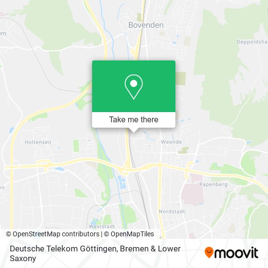 Deutsche Telekom Göttingen map