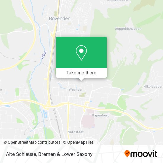 Alte Schleuse map