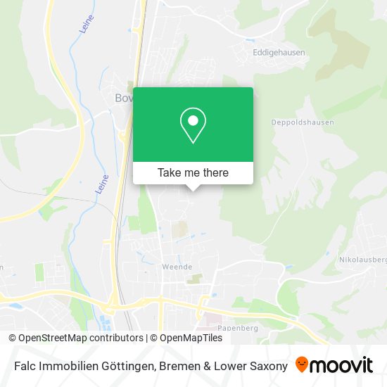 Falc Immobilien Göttingen map