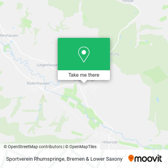 Sportverein Rhumspringe map