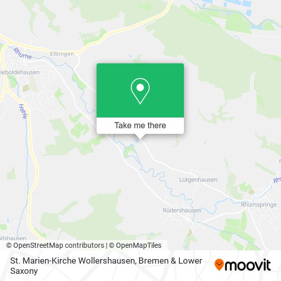 St. Marien-Kirche Wollershausen map