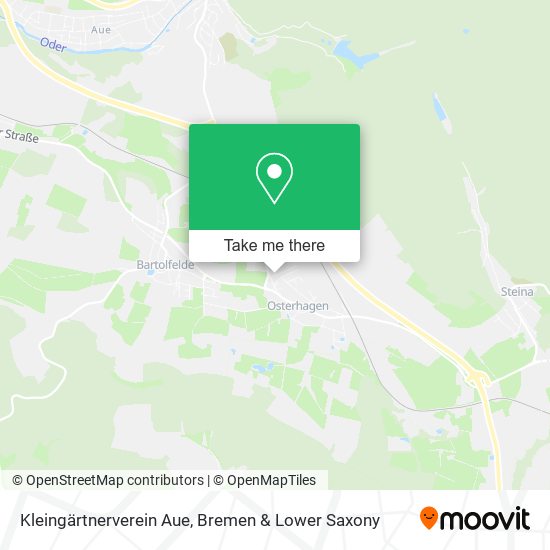 Kleingärtnerverein Aue map