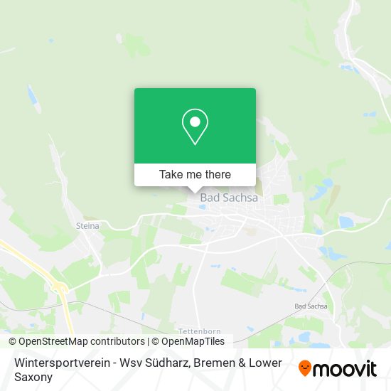 Wintersportverein - Wsv Südharz map