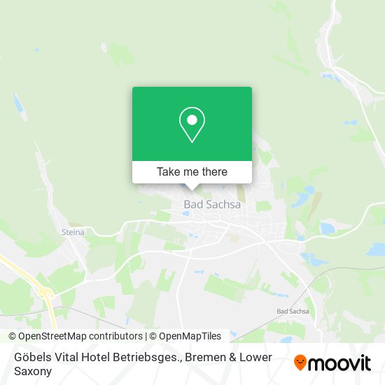 Göbels Vital Hotel Betriebsges. map
