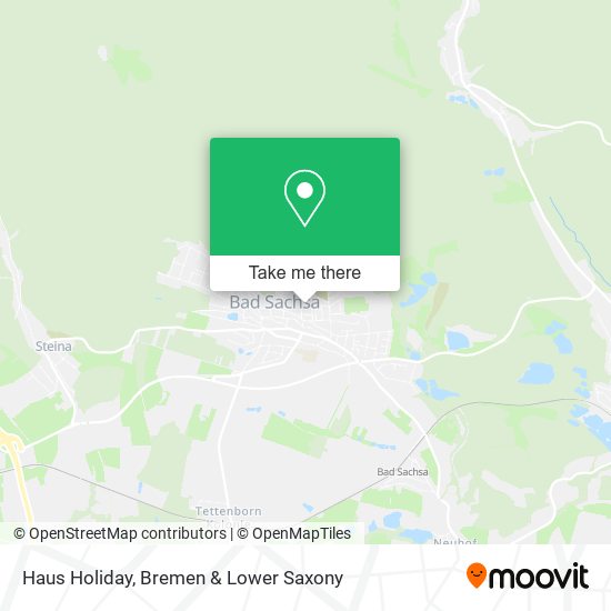 Haus Holiday map