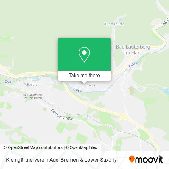 Kleingärtnerverein Aue map