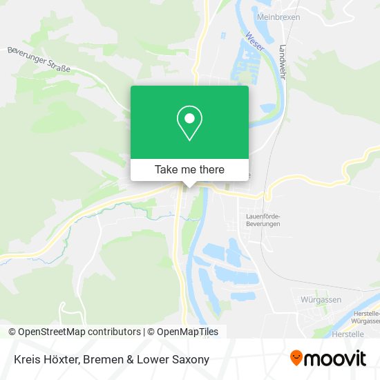Kreis Höxter map