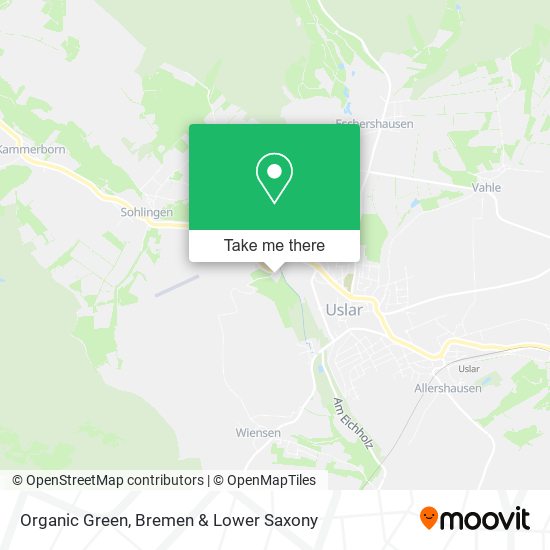 Organic Green map