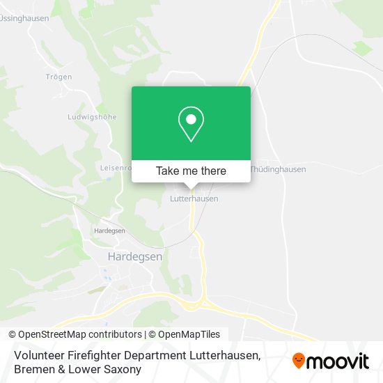 Volunteer Firefighter Department Lutterhausen map