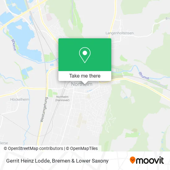 Gerrit Heinz Lodde map