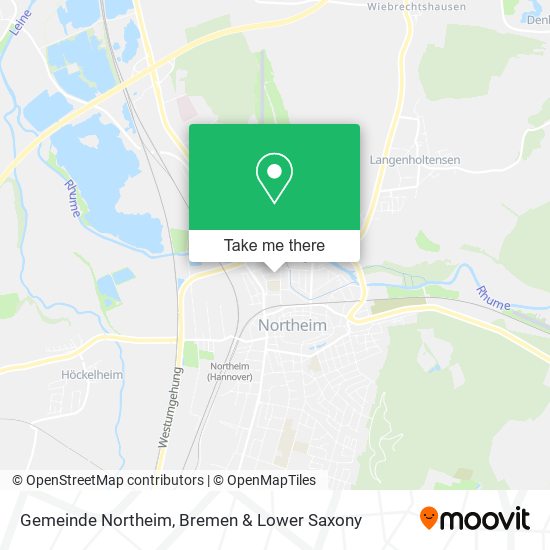 Gemeinde Northeim map