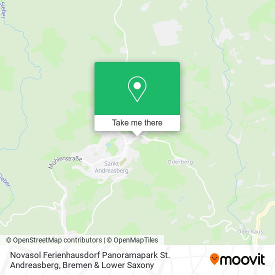 Novasol Ferienhausdorf Panoramapark St. Andreasberg map