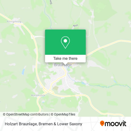 Holzart Braunlage map