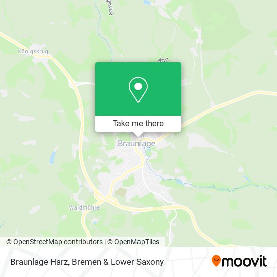 Braunlage Harz map