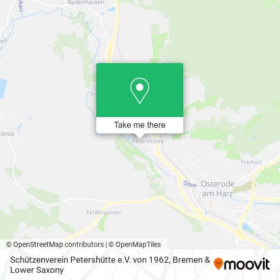 Schützenverein Petershütte e.V. von 1962 map