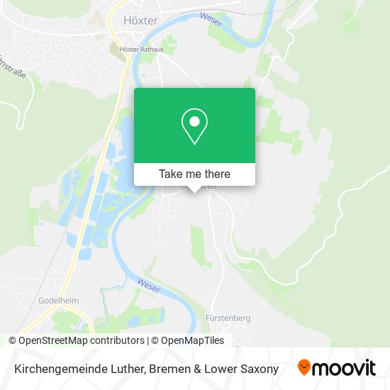 Kirchengemeinde Luther map